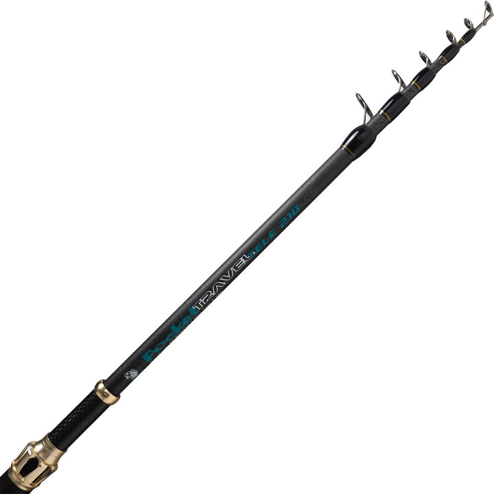 Teleskoprute Reiserute 2,10m 7-28g – Spinnrute Angelrute Carbon 136g, 44 cm Packmass - für Barsch Fo