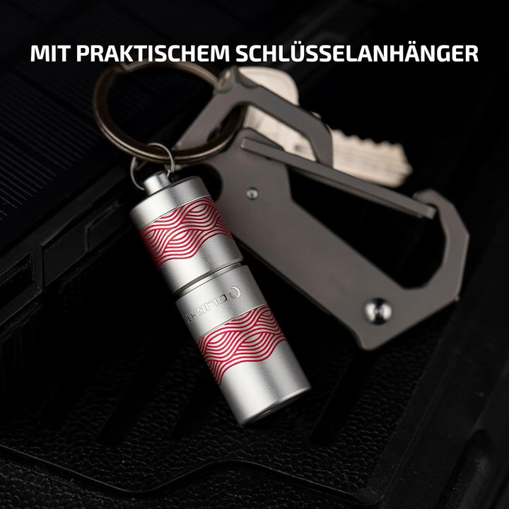 OLIGHT I1R II Pro EOS Mini LED Taschenlampe 180 Lumen Superhelle USB-Aufladbare Handlampe Schlüsselb