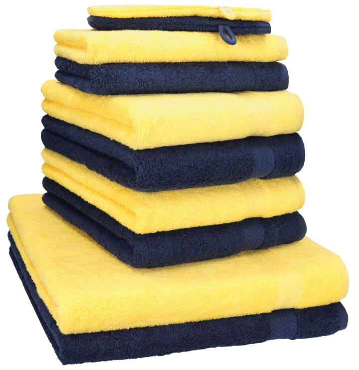 Betz 10-TLG. Handtuch-Set Premium 100% Baumwolle 2 Duschtücher 4 Handtücher 2 Gästetücher 2 Waschhan