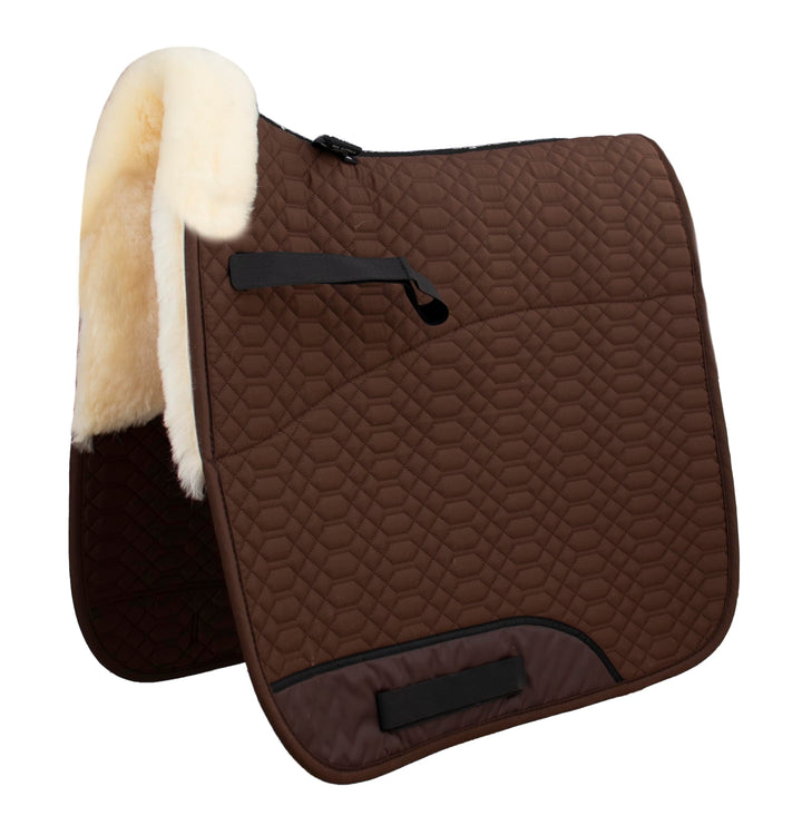 Engel Reitsport Lammfell Schabracke Half Lined SCHABRA1-D-MOC-MED Steppstoff moccabraun Fell med. Dr