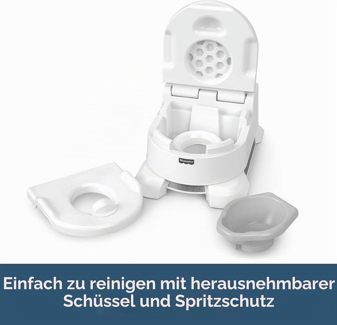 Fisher-Price GPN14-4-in-1 Premium Töpfchen – mitwachsendes Töpfchen, mit realistischen Geäruschen &amp;