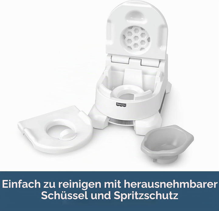Fisher-Price GPN14-4-in-1 Premium Töpfchen – mitwachsendes Töpfchen, mit realistischen Geäruschen &amp;