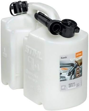 STIHL 0000 881 0120 Kombi-Kanister Standard 5Liter/3Liter Transparent Einzelbett, Einzelbett