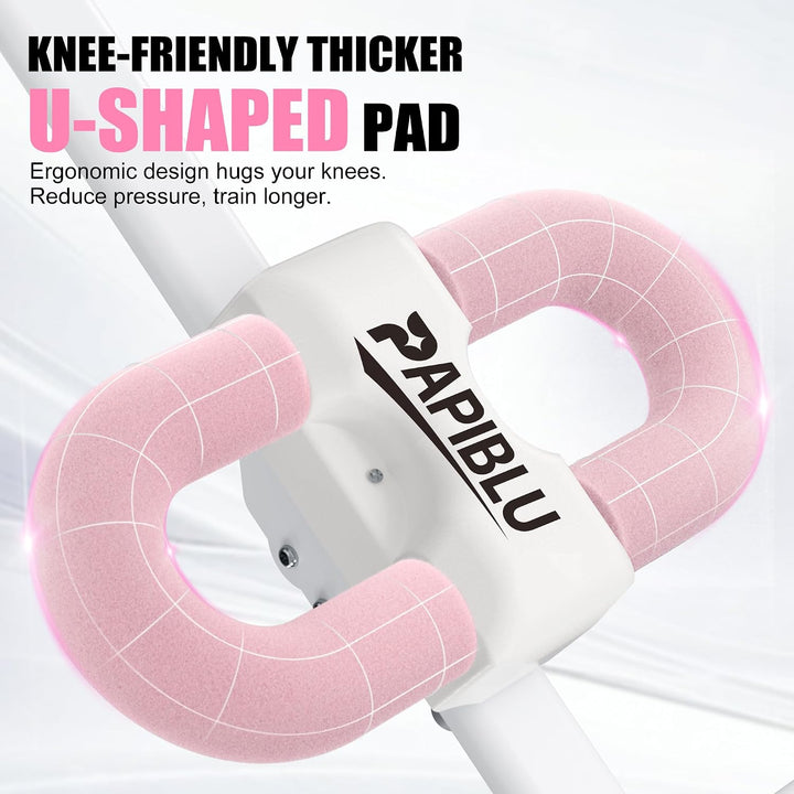 bauchtrainer für zuhause, verstellbarer Bauchtrainer mit LCD-Monitor, zusammenklappbares Bauchmuskel
