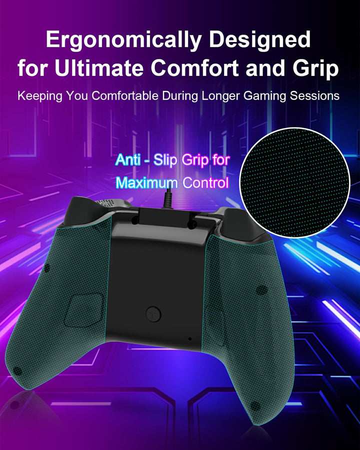 Kabelgebundener Xbox Controller für PC,Xbox Series X,S,One,PS4,Switch,Offiziell Alternativen,Gamepad