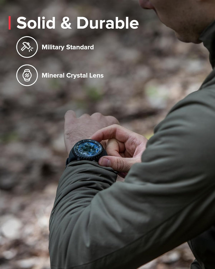 Suunto Core Alpha Stealth Outdoor-Uhr mit Höhenmesser, Barometer und Kompass, Stealth