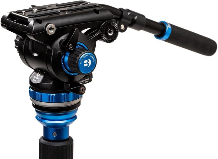 Benro Aero6 Pro Travel Video Tripod Aluminium, A3883TS6PRO, Aluminium