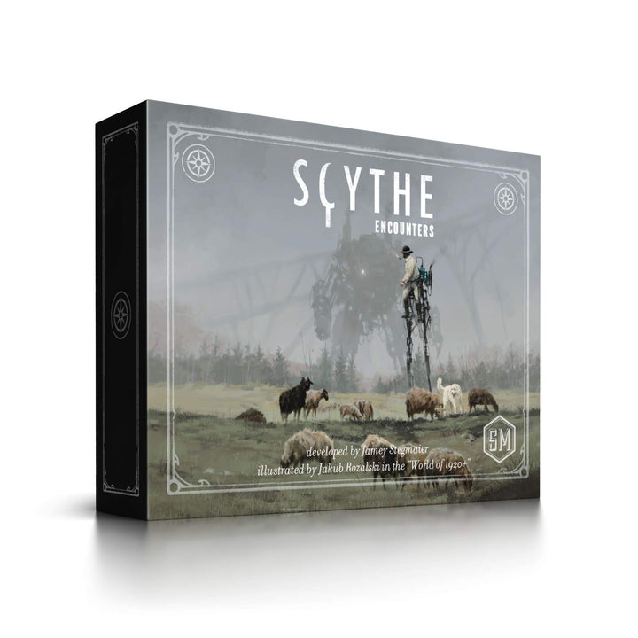 Stonemaier Games STM641 Scythe: Encounters, Mixed Colours Sense-Erweiterung: Begegnungen, Sense-Erwe