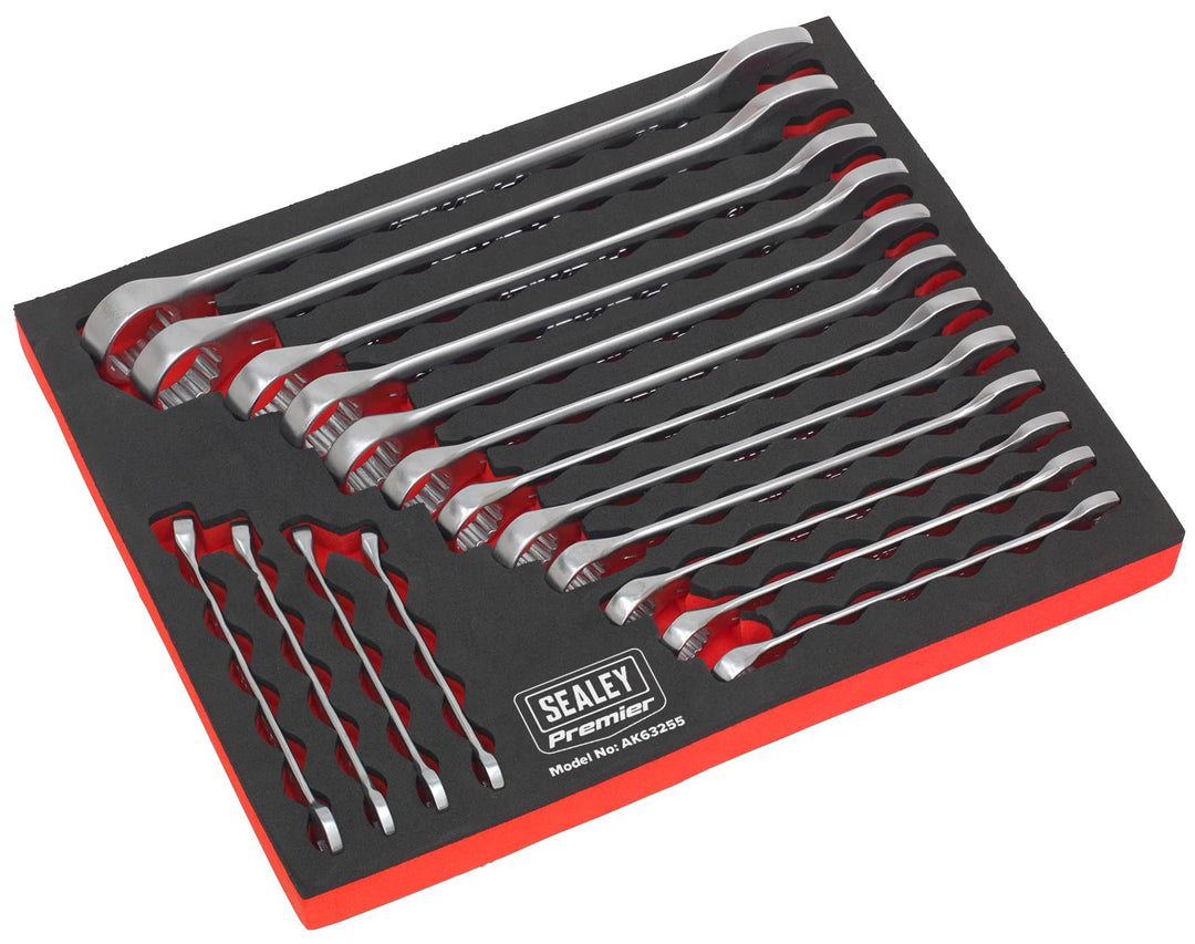 Sealey AK63255 Ringmaulschlüssel-Satz, metrisch, 16-teilig