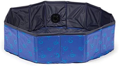 Karlie 521481 Doggy Pool H: 30 cm ø: 120 cm blau Blau L: 120 cm B: 120 cm H: 30 cm, Blau L: 120 cm B