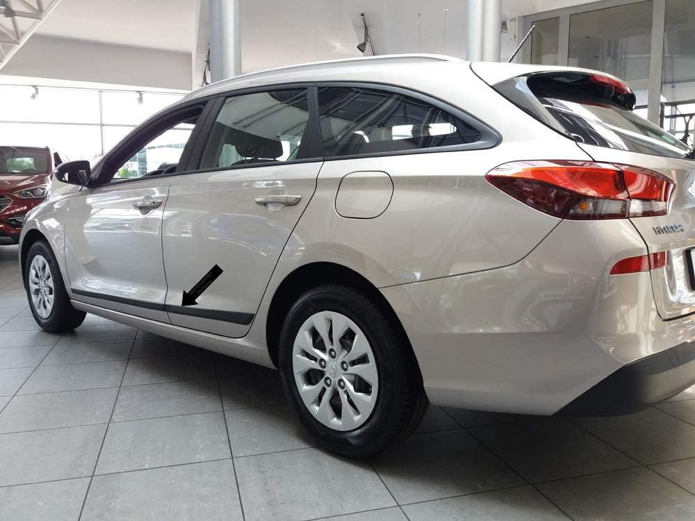 Spangenberg Seitenschutzleisten schwarz passend für Hyundai i30CW III Kombi i30 CW ab 06.2017- F54 (