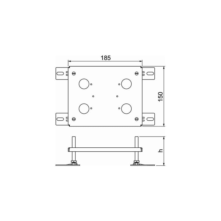 OBO -BETTERMANN 7368418 Ampliació de altura Para UDHOME2