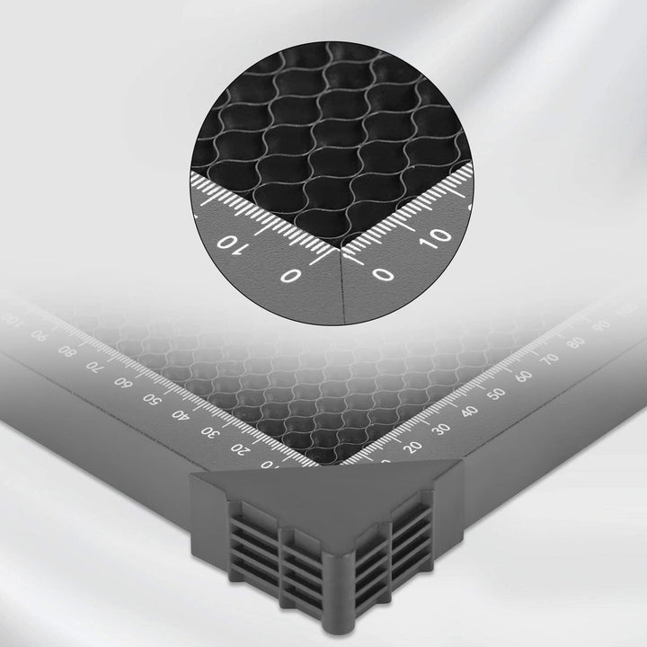 Twotrees Wabentisch 500x500mm Laser Waben Arbeitstisch für Lasergravierer Honeycomb Wabenplatte mit