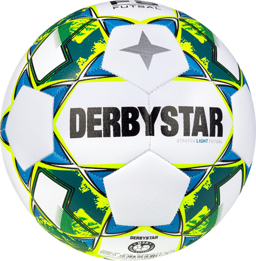 Derbystar Futsal Stratos Light v23 Weiss GELB BLAU