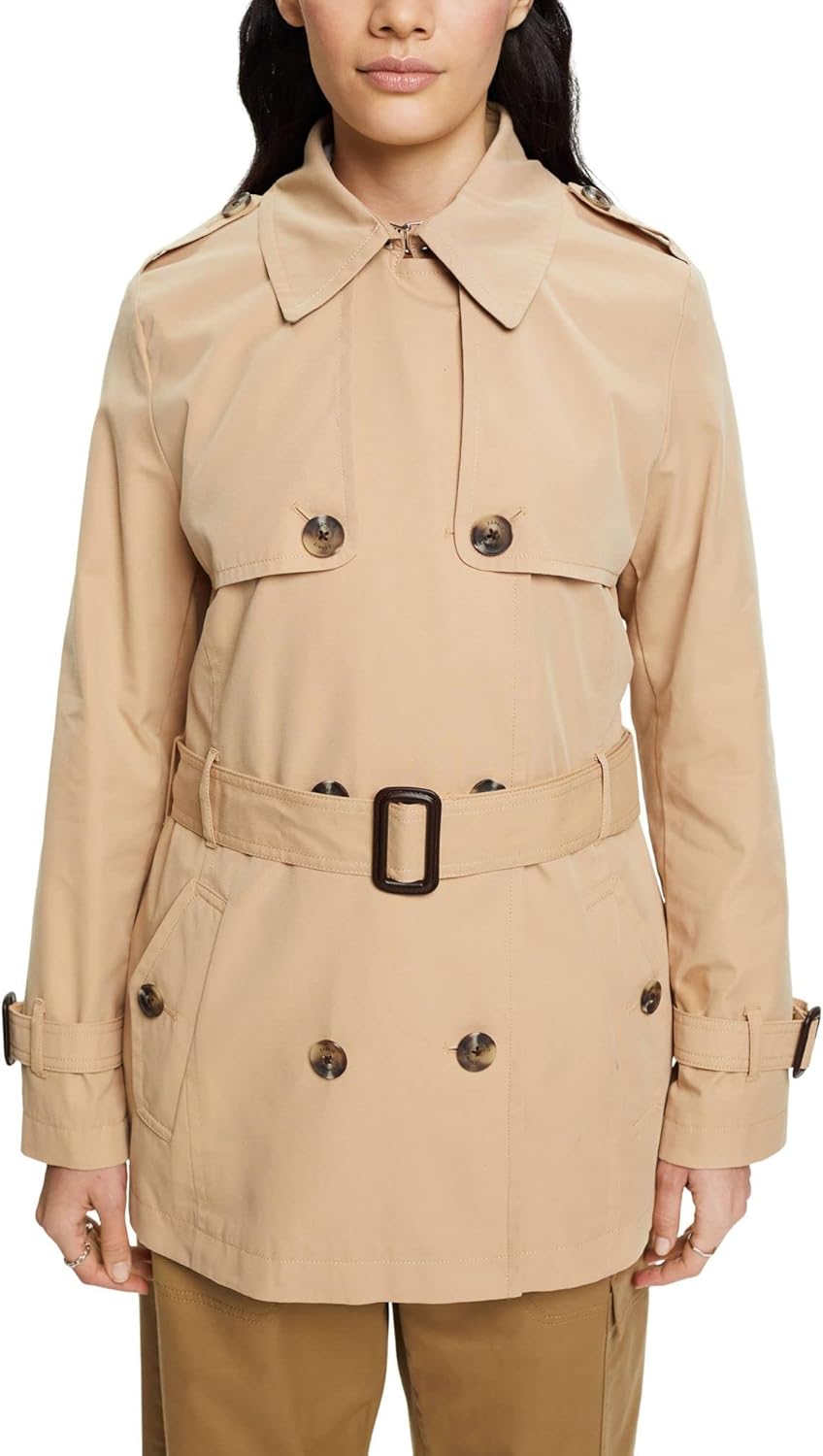 ESPRIT Damen Jacke M 285/SAND, M 285/SAND
