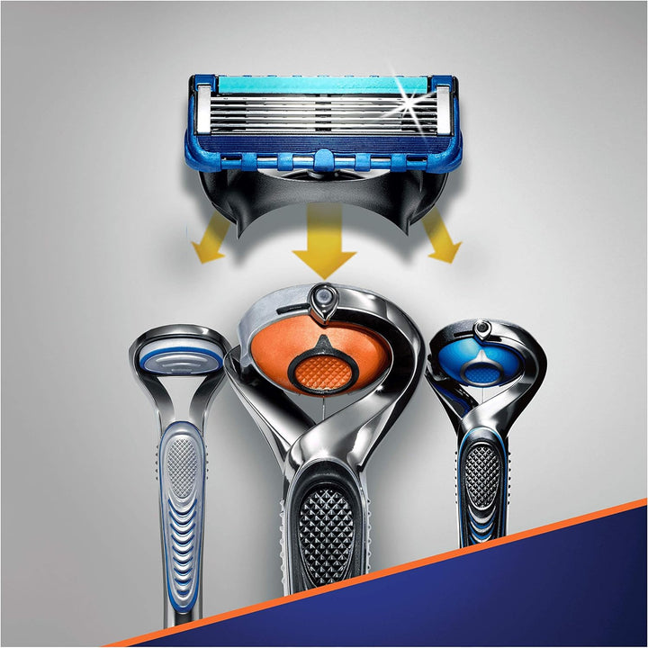Gillette Fusion 5 ProGlide Rasierklingen mit Trimmerklinge für Präzision und Gleitbeschichtung, 12 E