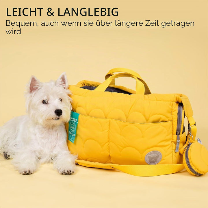 Macaron Cloud Haustiertragetasche für kleine Hunde und Katzen, leichte, tragbare Schulter- und Umhän