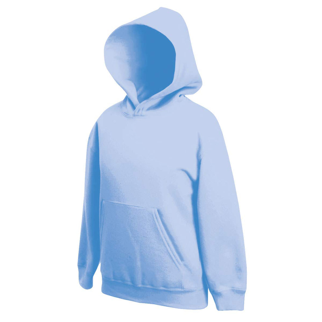Fruit of the Loom Mädchen Premium Kapuzenpullover 5-6 Jahre Blau (Sky), 5-6 Jahre Blau (Sky)