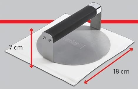 Weber Smashed Burger Presse/robust &amp; stabil, mit glatter Oberfläche, aus Edelstahl, Rutschfester Gri