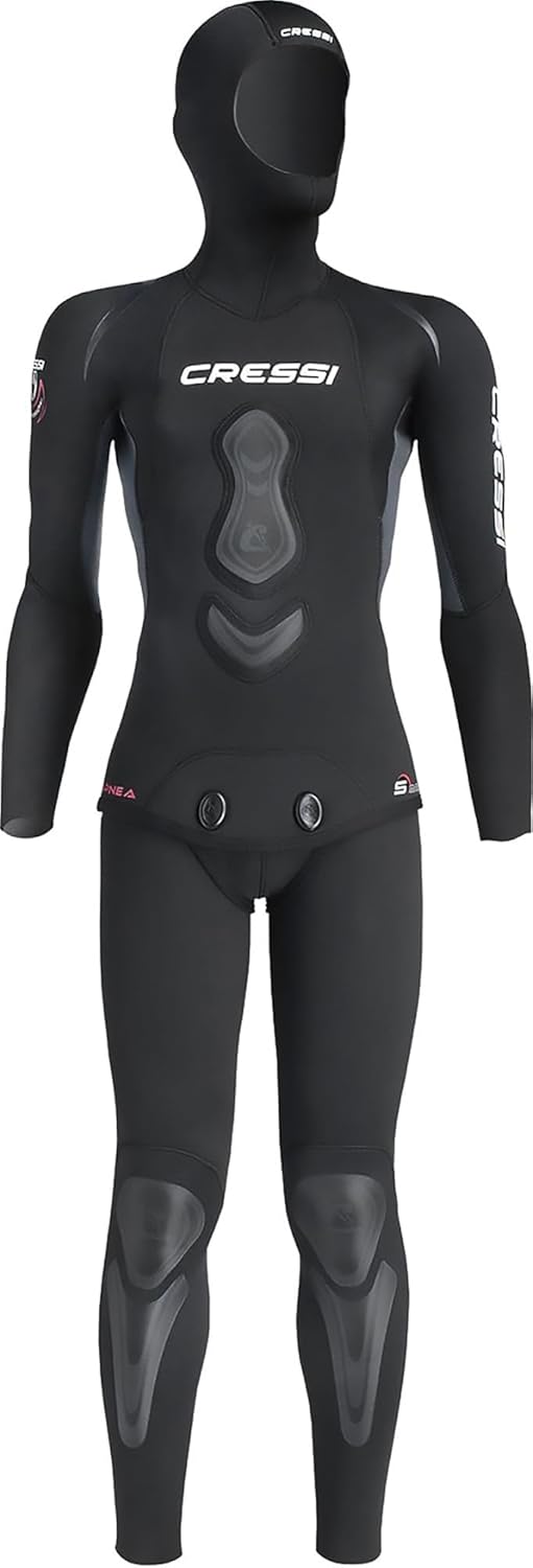 Cressi Apnea Complete Wetsuit - Kompletter Tauchanzug in Soft Neopren, erhältlich in Stärken von 3.5