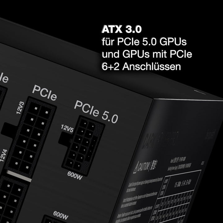 be quiet! Dark Power Pro 13 1600W, ATX 3.0, 80 PLUS® Titanium, Digital-Steuerung, nahe unhörbarer Si