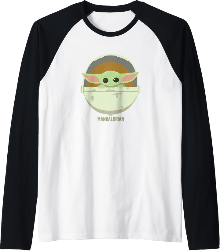 Star Wars The Mandalorian The Child Bassinet Portrait Raglan