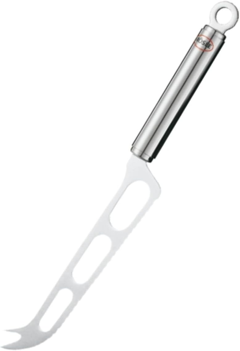 RÖSLE Käsemesser, hochwertiges Wellenschliffmesser für Weichkäse, Edelstahl 18/10, Spülmaschinengeei