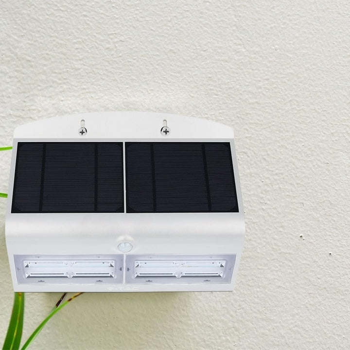 V-TAC Solar-Wandlampe VT-767-7-W 8278 LED 7.00W Tageslichtweiss Weiss, Schwarz