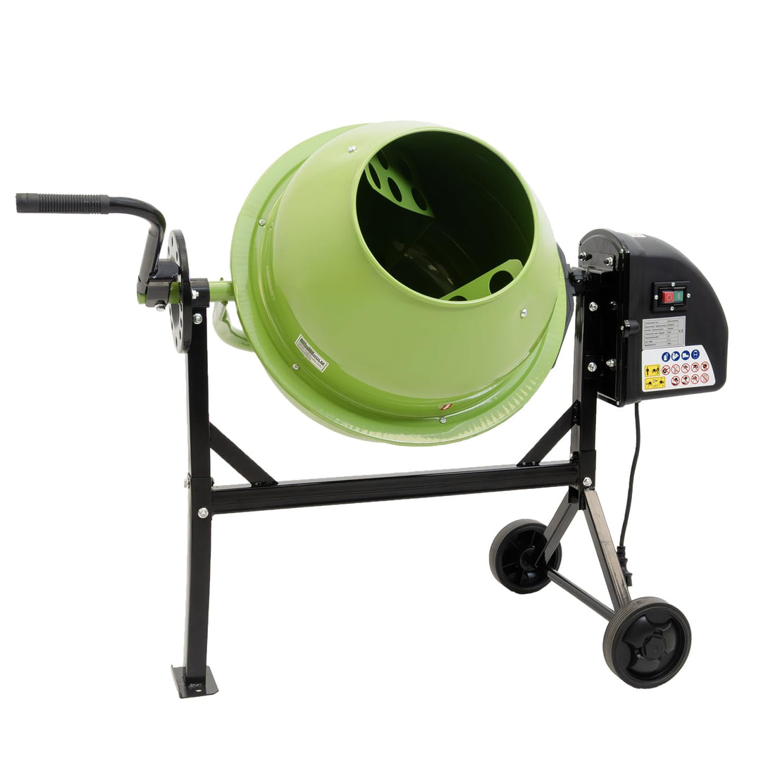 TrutzHolm® Betonmischer mit 70l Trommel leistungsstarker Elektromotor mit 275 Watt stabile Stahlkons