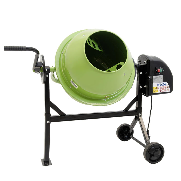 TrutzHolm® Betonmischer mit 70l Trommel leistungsstarker Elektromotor mit 275 Watt stabile Stahlkons