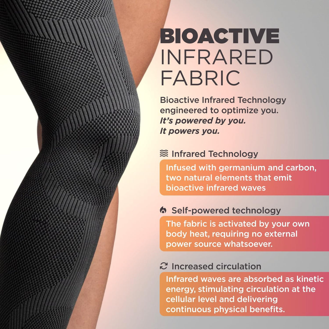 Incrediwear Inc Leg Sleeve Charcoal Single - XL Charcoal Extra Large, Charcoal Extra Large