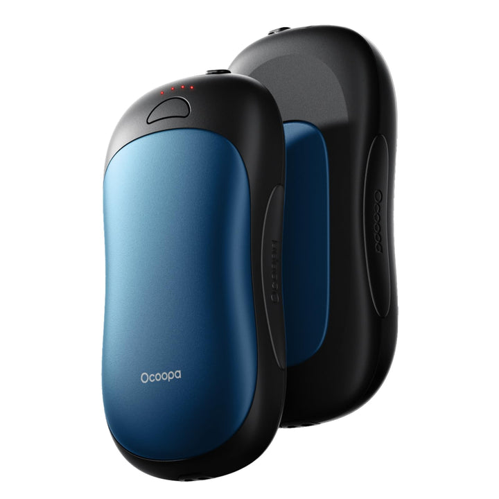 OCOOPA Handwärmer Elektrisch 2er Set, 10000mAh Taschenwärmer USB Powerbank, Wiederverwendbar, 4 Wärm