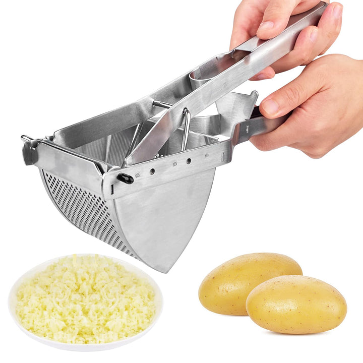 Brevanza Kartoffelpresse Edelstahl Stabil, Potato Ricer, Kartoffelquetsche Aus Edelstahl, Kartoffelp