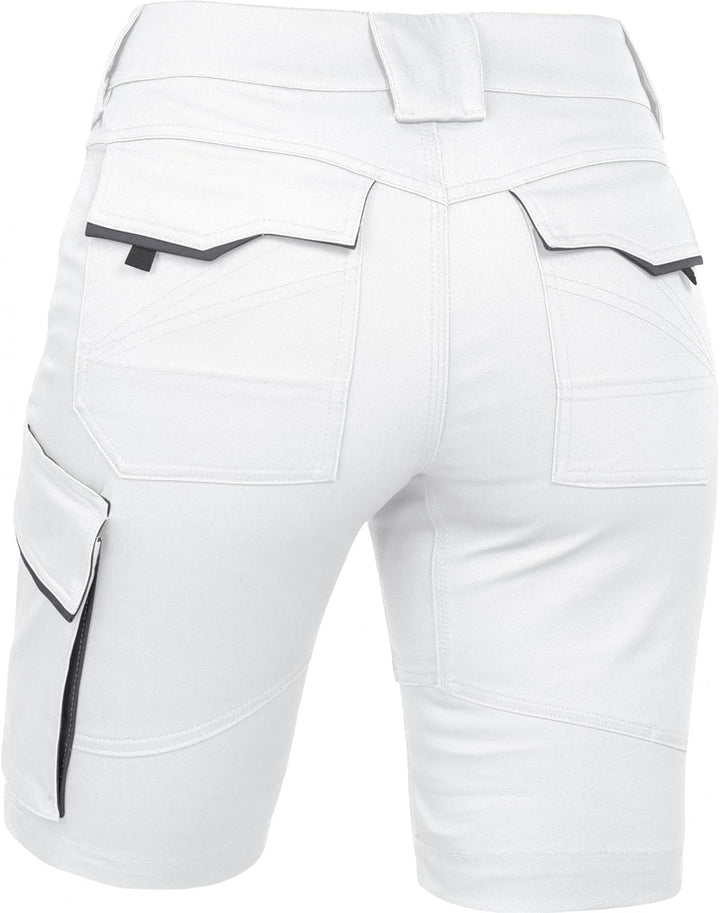 Leibwächter Kurzehose Damen Shorts Flex LINE weiss-grau Nr. FLXDK24 Grösse 48