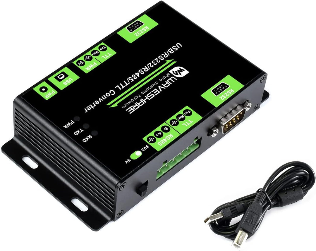 Waveshare Industrial USB / RS232 / TTL to RS232 / 485 / TTL Isolated Multi-Bus Converter Adapter Mod