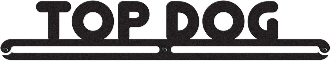 The Medal Hanger Shop Top Dog | Schwarz | Rosette/Band Display Halter | Hergestellt in Grossbritanni