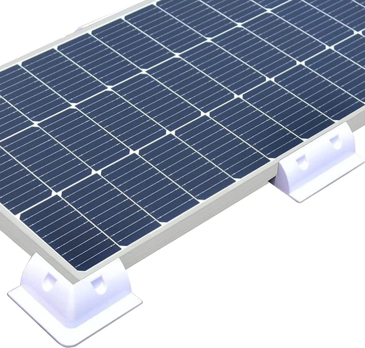 Solar Panel ABS Montagehalterung, 7 Stcs Bohrer Eckschutzkit mit Kabeleingangsdrüse, Verwendung auf