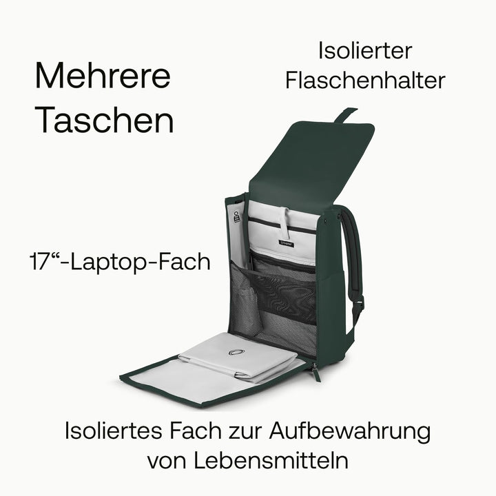 Bugaboo Wickelrucksack, Wasserabweisende Tasche aus nachhaltigem Material, Einfach zu reinigen, mit