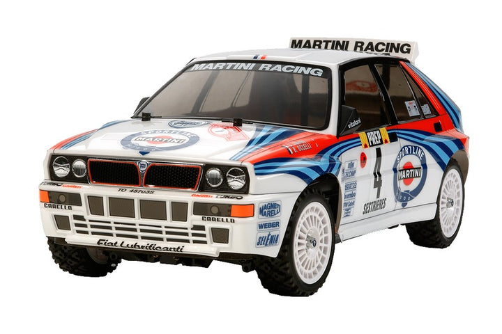 Tamiya 300058570 58570 FIAT TT-02 Lancia Delta HF Integrale Brushed 1:10 RC Modellauto Elektro Stras