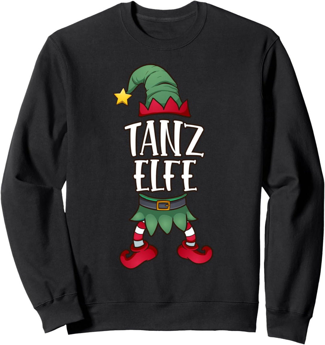 Tanz Elf Elfe Kostüm Weihnachten Familienoutfit Familie Sweatshirt
