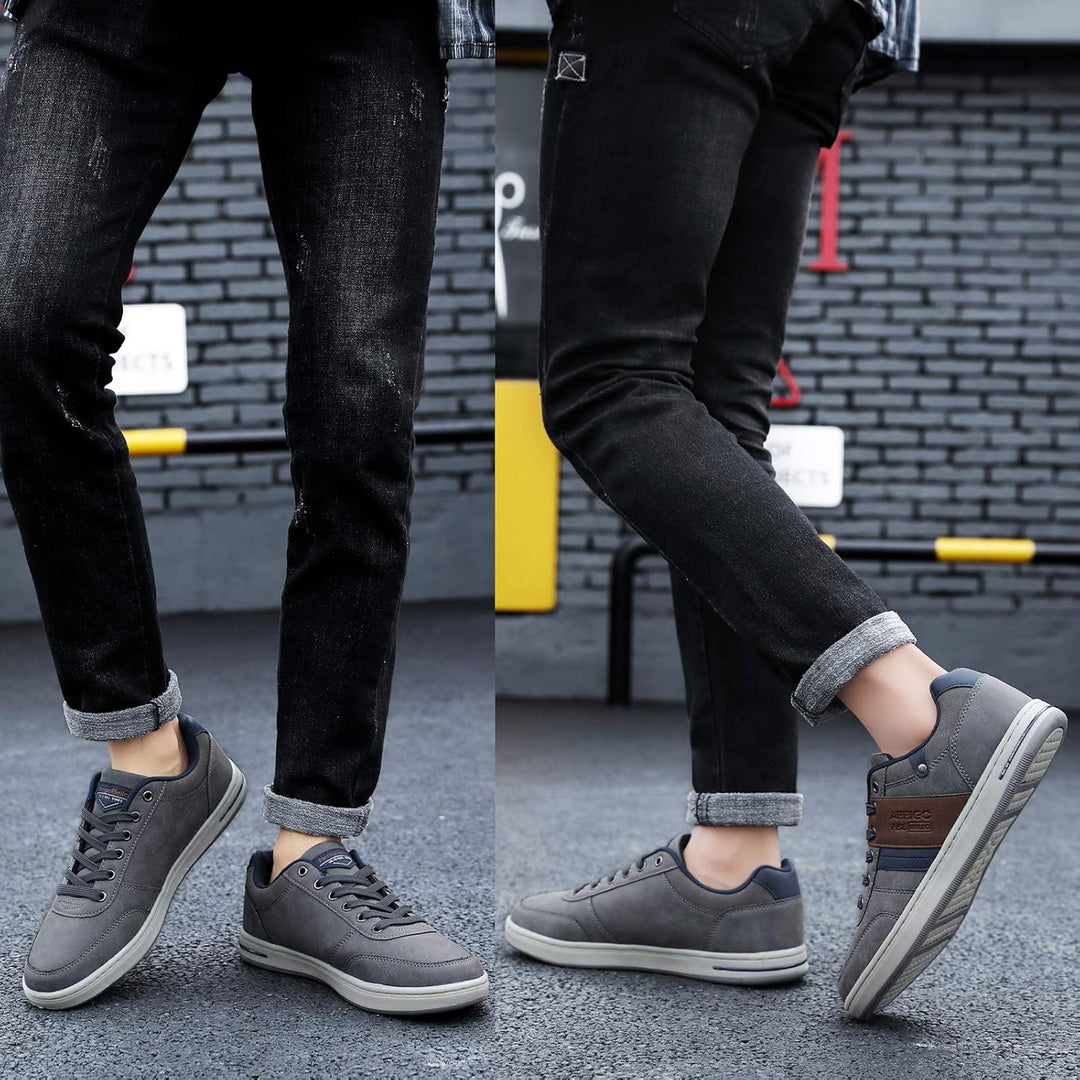 ARRIGO BELLO Freizeitschuhe Herren Sneaker PU Leder Walkingschuhe Atmungsaktive Athletic Formal Clas