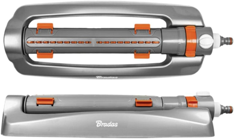 Bradas WL-Z22 Viereckregner 375 qm, Rasensprenger, Regner, Sprinkler, Bewässerung, Kreisregner, grau