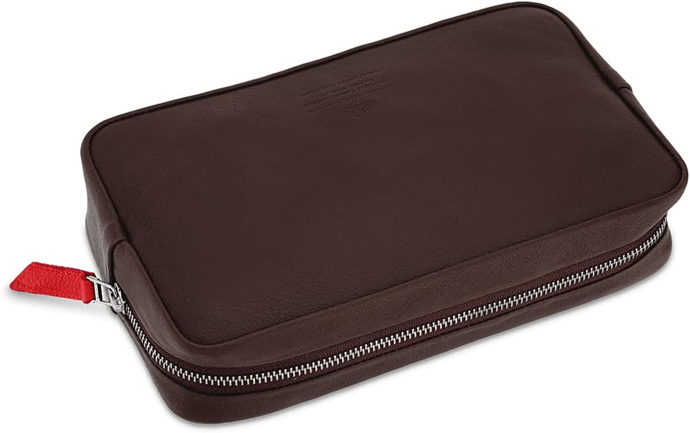 Pack & Smooch Kabeltasche Zubehörtasche Tech Case Longford Pflanzlich Gegerbtes Leder - Handmade in