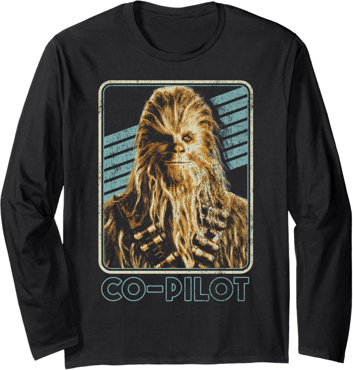 Star Wars Han Solo Movie Chewie Co-Pilot Langarmshirt