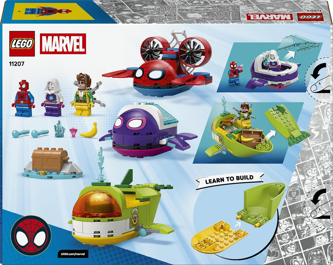 LEGO ǀ Marvel Spidey und Seine Super-Freunde Spidey: Unterwasserfahrzeuge - Superhelden Spielzeug mi