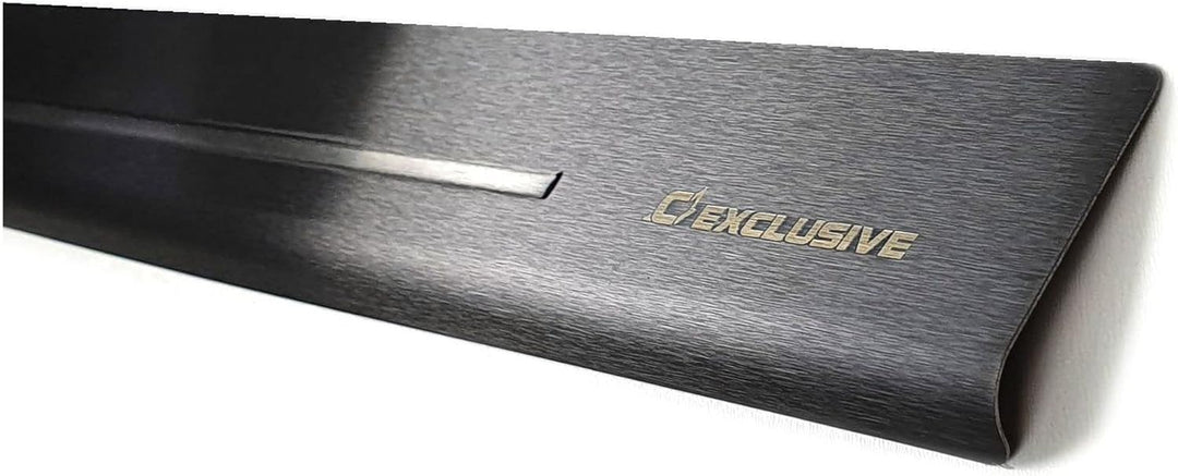 M MOTOS Satin Schwarz&Weiss Edelstahl-Einstiegsleisten für Nissan Qashqai J11 2014-2016 5 -türig. Er