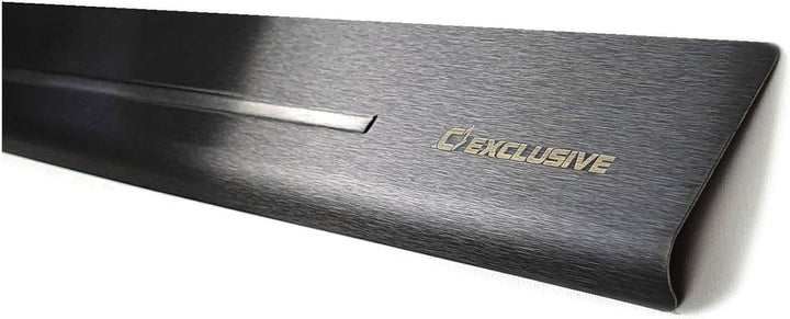 M MOTOS Satin Schwarz&Weiss Edelstahl-Einstiegsleisten für Nissan Qashqai J11 2014-2016 5 -türig. Er