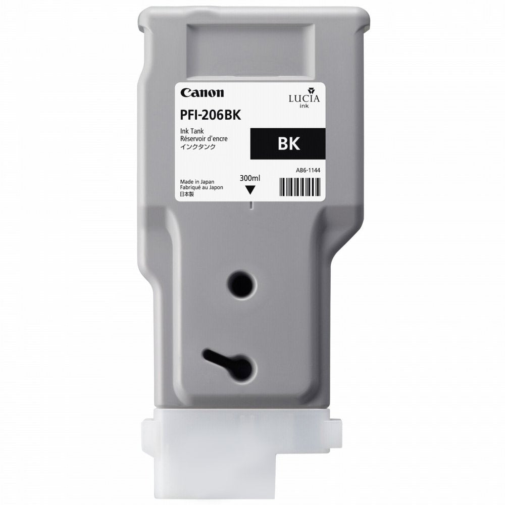 Canon PFI206BK passend für IPF6400 Fototinte Schwarz 5303B001 300ml pigmentiert
