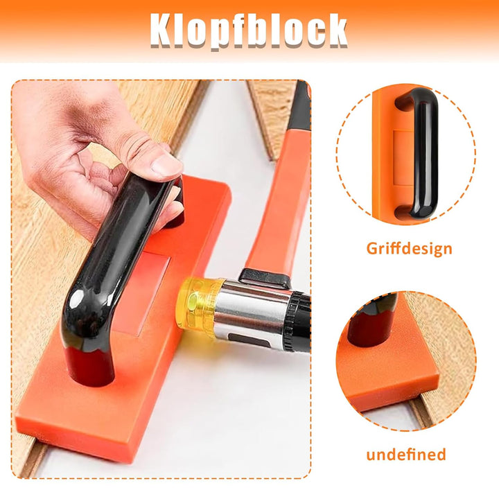 Laminat Verlegeset, 43 Stück Vinyl Laminat Verlegeset, Laminatboden Kit, mit 40 Abstandshalter, 1 Pa