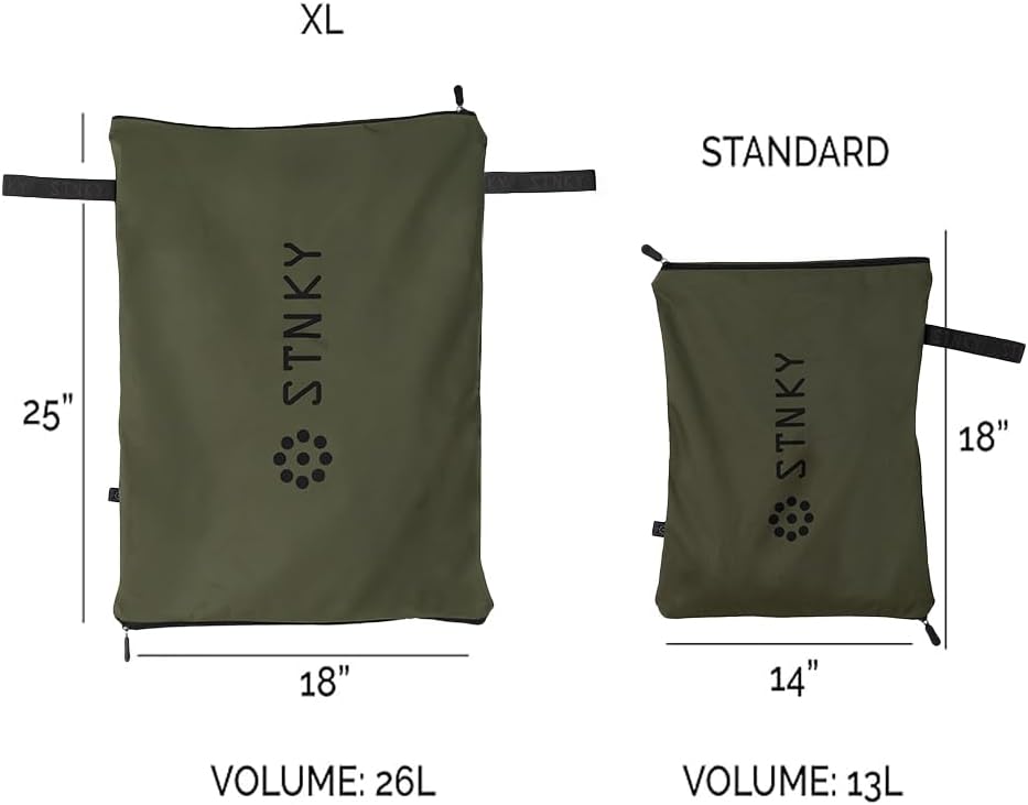 Bag XL Pro - zum Tragen und Waschen von Sportkleidung, Wäsche, Schrubben, Schuhe waldgrün, X-Large W